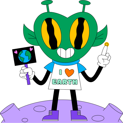 extraterrestre gratis sticker