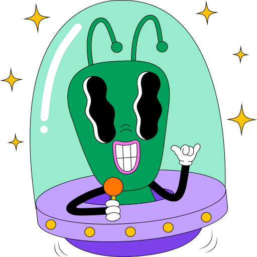 extraterrestre gratis sticker