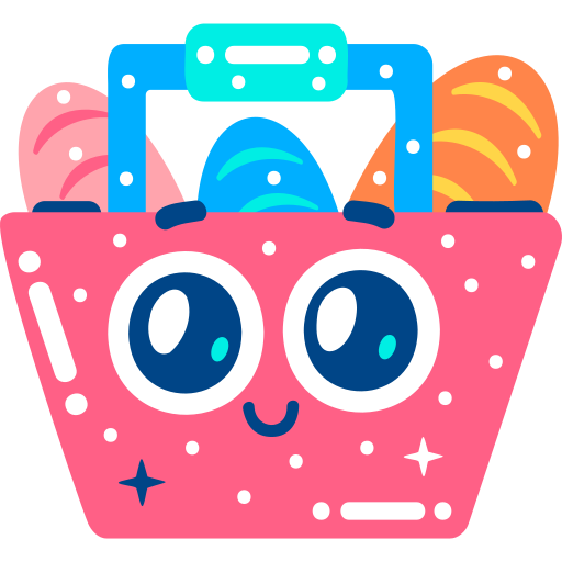 cesta de compras grátis figurinha