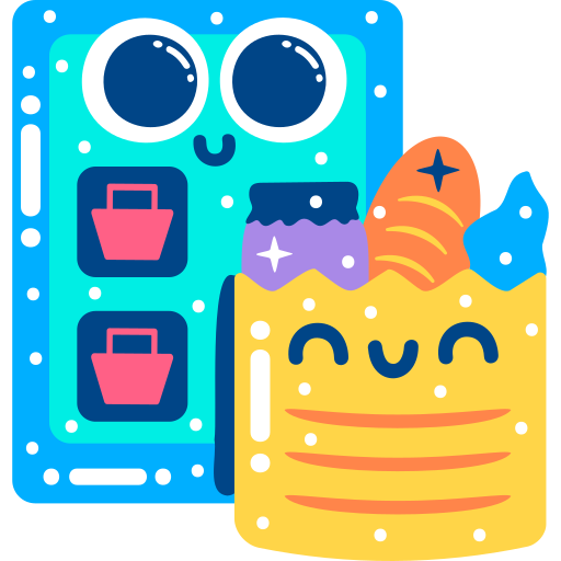Groceries free sticker Groceries free sticker