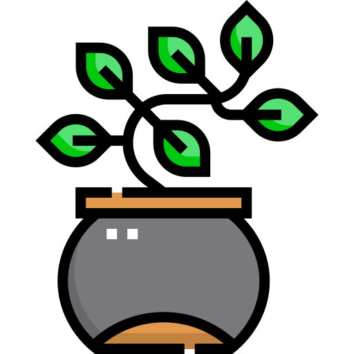 planta en maceta icono gratis