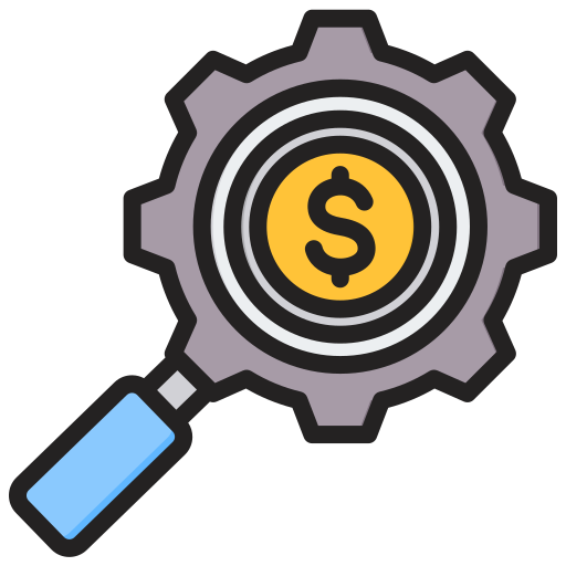 analyse financière Icône gratuit
