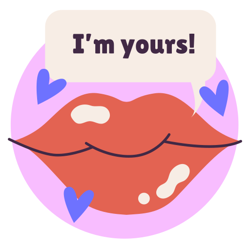 labios gratis sticker