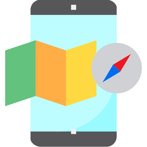 geographisches positionierungs system kostenlos Icon