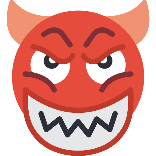 Devil Basic Miscellany Flat icon