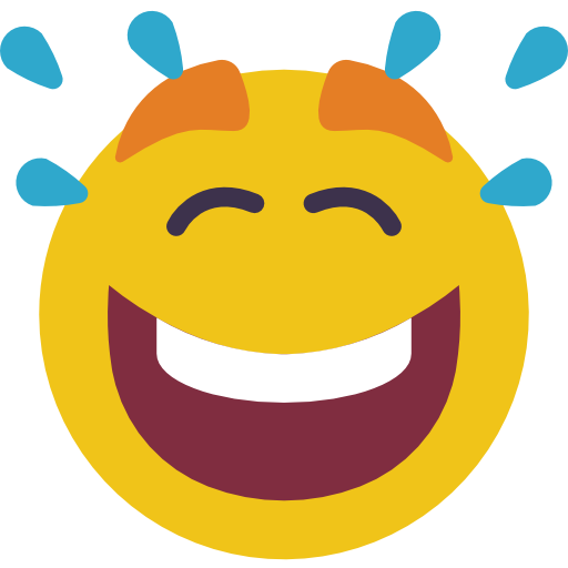 Laughing Basic Miscellany Flat icon