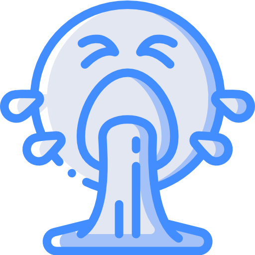 Vomit Basic Miscellany Blue icon