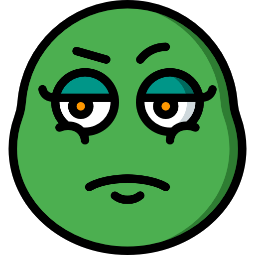 enojado icono gratis