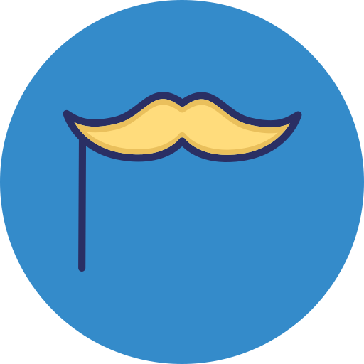 bigotes icono gratis