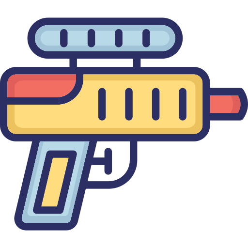 pistola de agua icono gratis