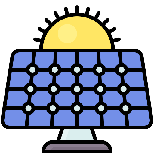 panel solar icono gratis