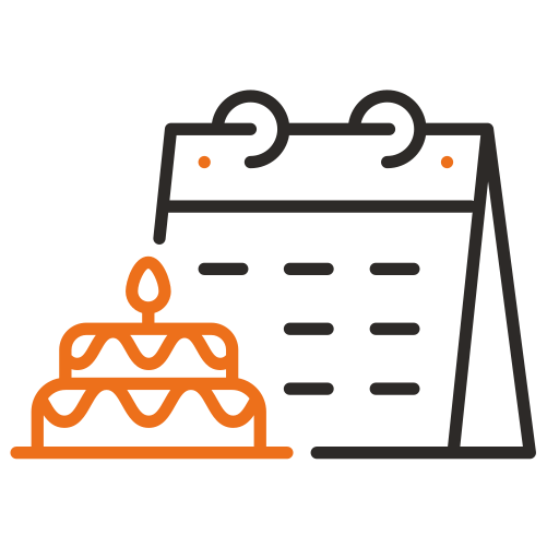 cumpleaños icono gratis