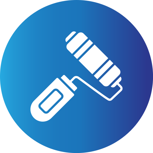 페인트 롤러 무료 아이콘