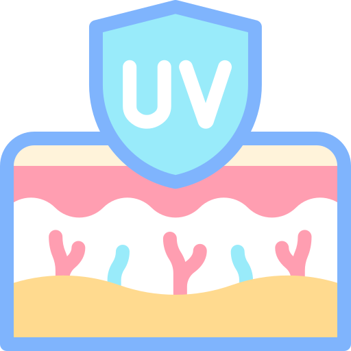 protección uv icono gratis