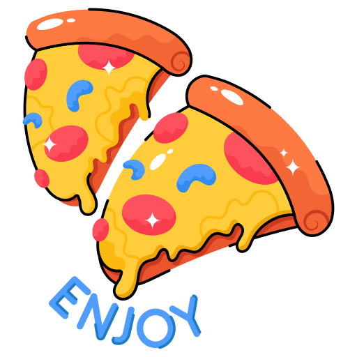 pizza gratis sticker