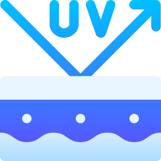 protección uv icono gratis