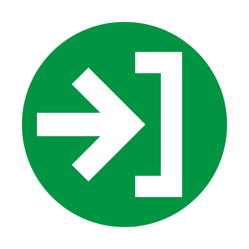 flecha correcta icono gratis