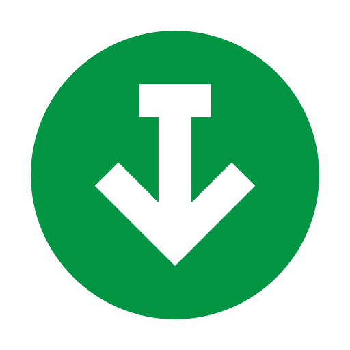 pfeil nach unten kostenlos Icon