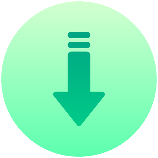 flecha hacia abajo icono gratis