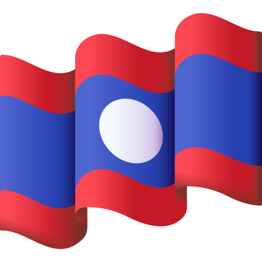 bandera de laos icono gratis