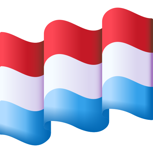 bandera de luxemburgo icono gratis