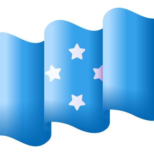 bandera micronesia icono gratis