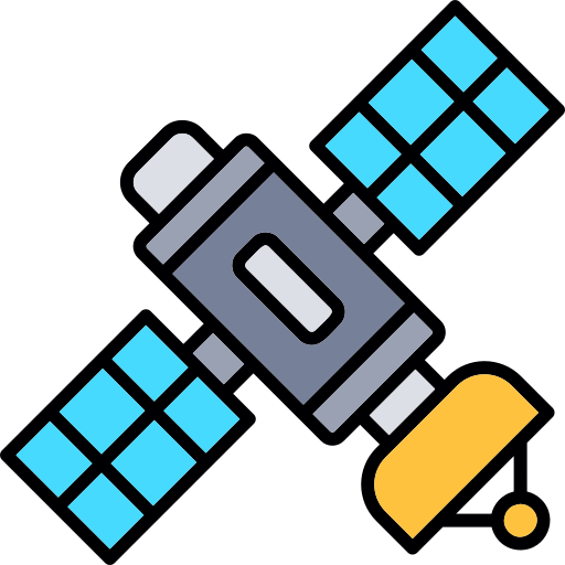 satélite espacial icono gratis