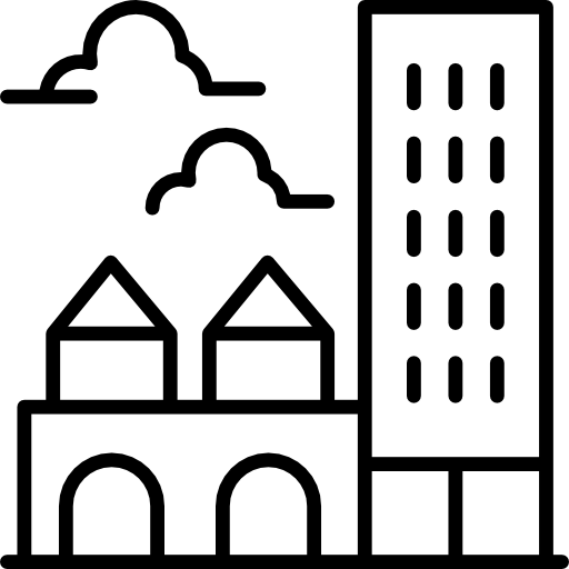 stadt, dorf kostenlos Icon