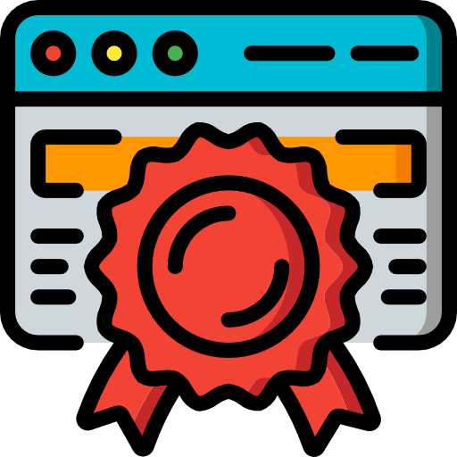 certificado icono gratis