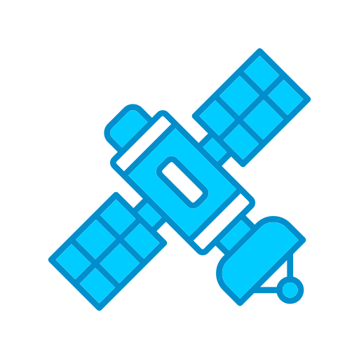 satélite espacial icono gratis