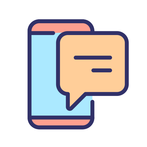 Mobile chat - Free communications icons