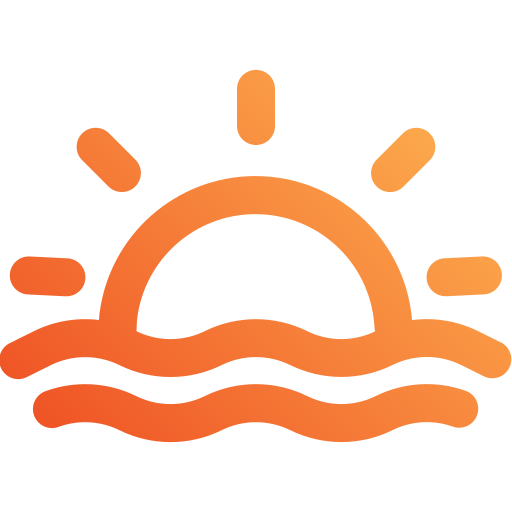 atardecer icono gratis