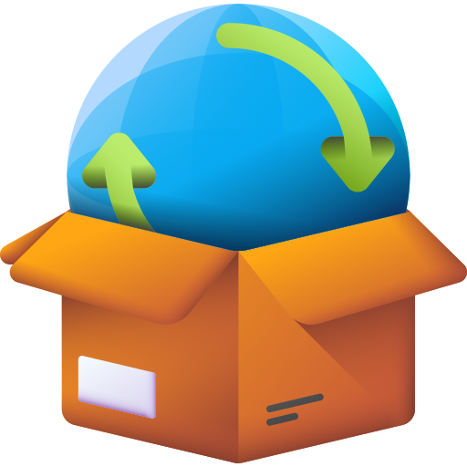 Distribution free icon