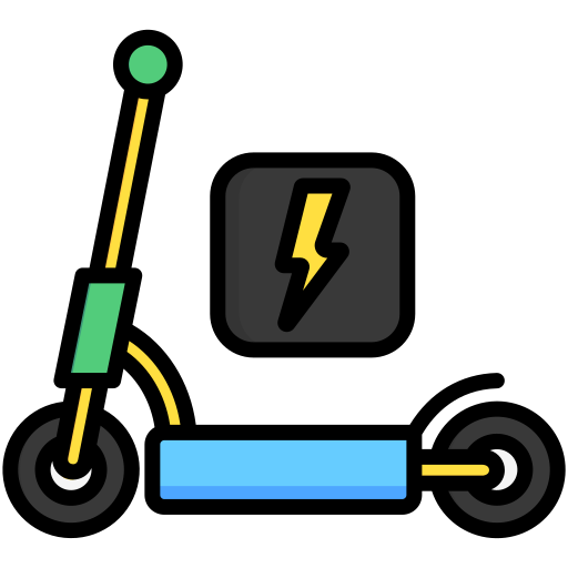 scooter electrico icono gratis