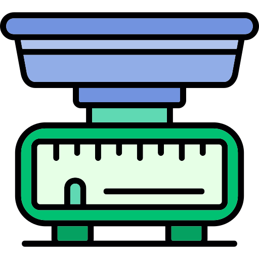 Kitchen scale free icon