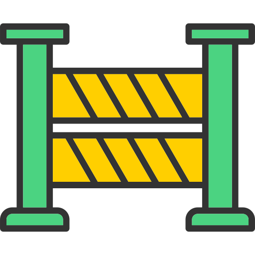 Road block free icon