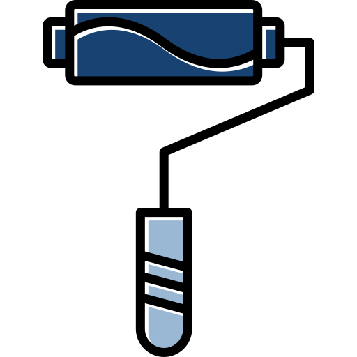 rouleau de peinture Icône gratuit