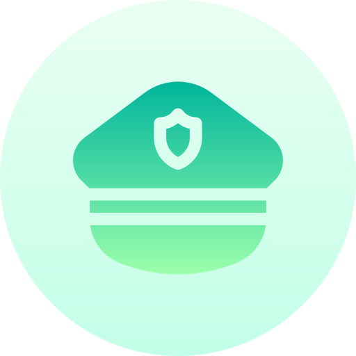 sombrero de policia icono gratis