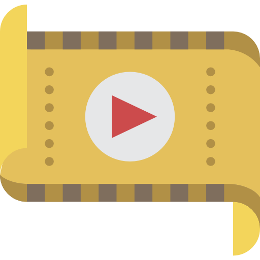 edición de video icono gratis