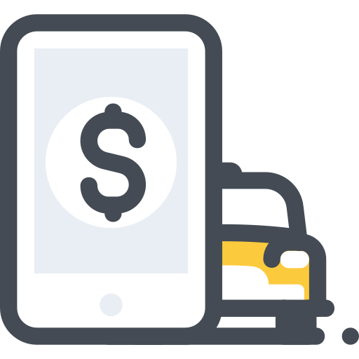 Такси бесплатно иконка