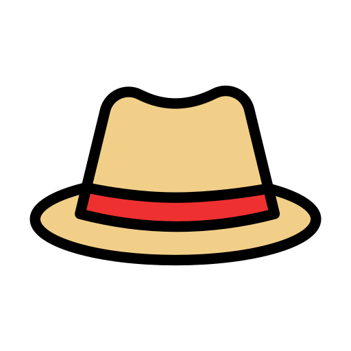 sombrero de fieltro icono gratis