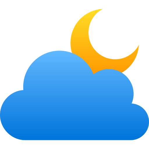 Cloudy night free icon Cloudy night free icon