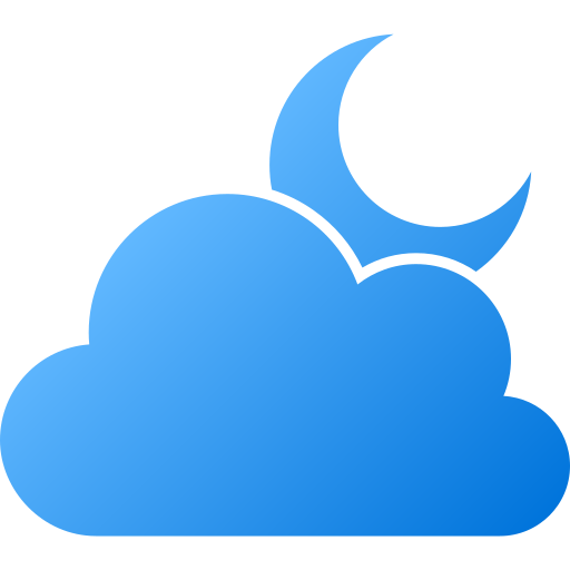 Cloudy night free icon Cloudy night free icon