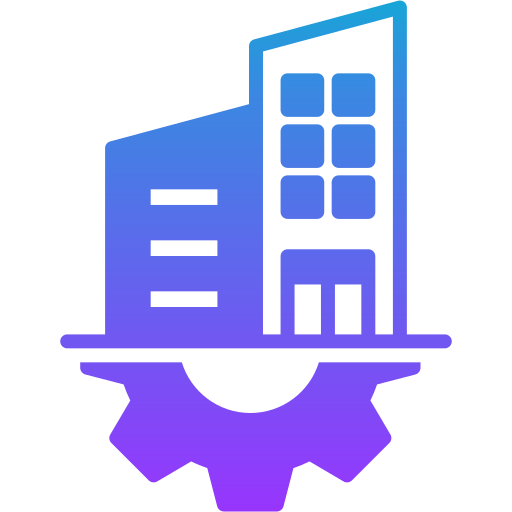 gestión de instalaciones icono gratis