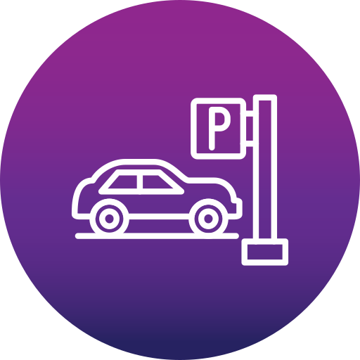 aparcamiento de coches icono gratis