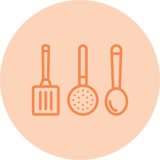 herramientas de cocina icono gratis