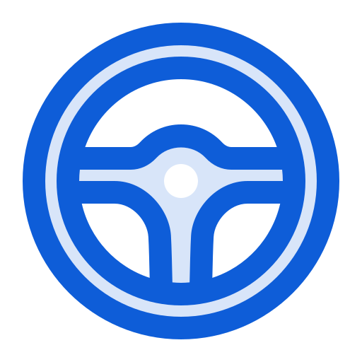 Steering wheel - Free transport icons