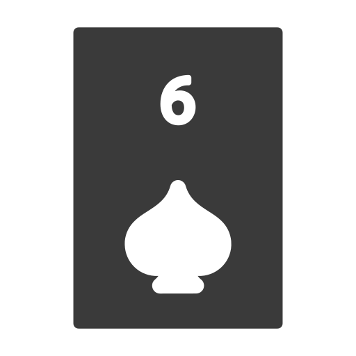 Six of spades free icon Six of spades free icon