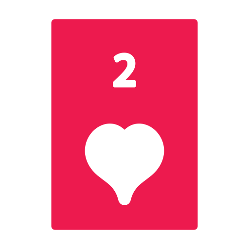 Two of hearts free icon Two of hearts free icon