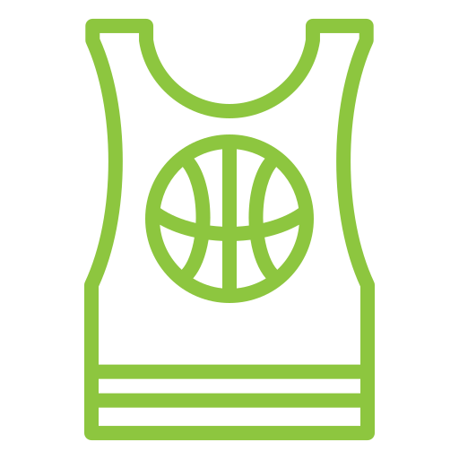 camiseta de baloncesto icono gratis